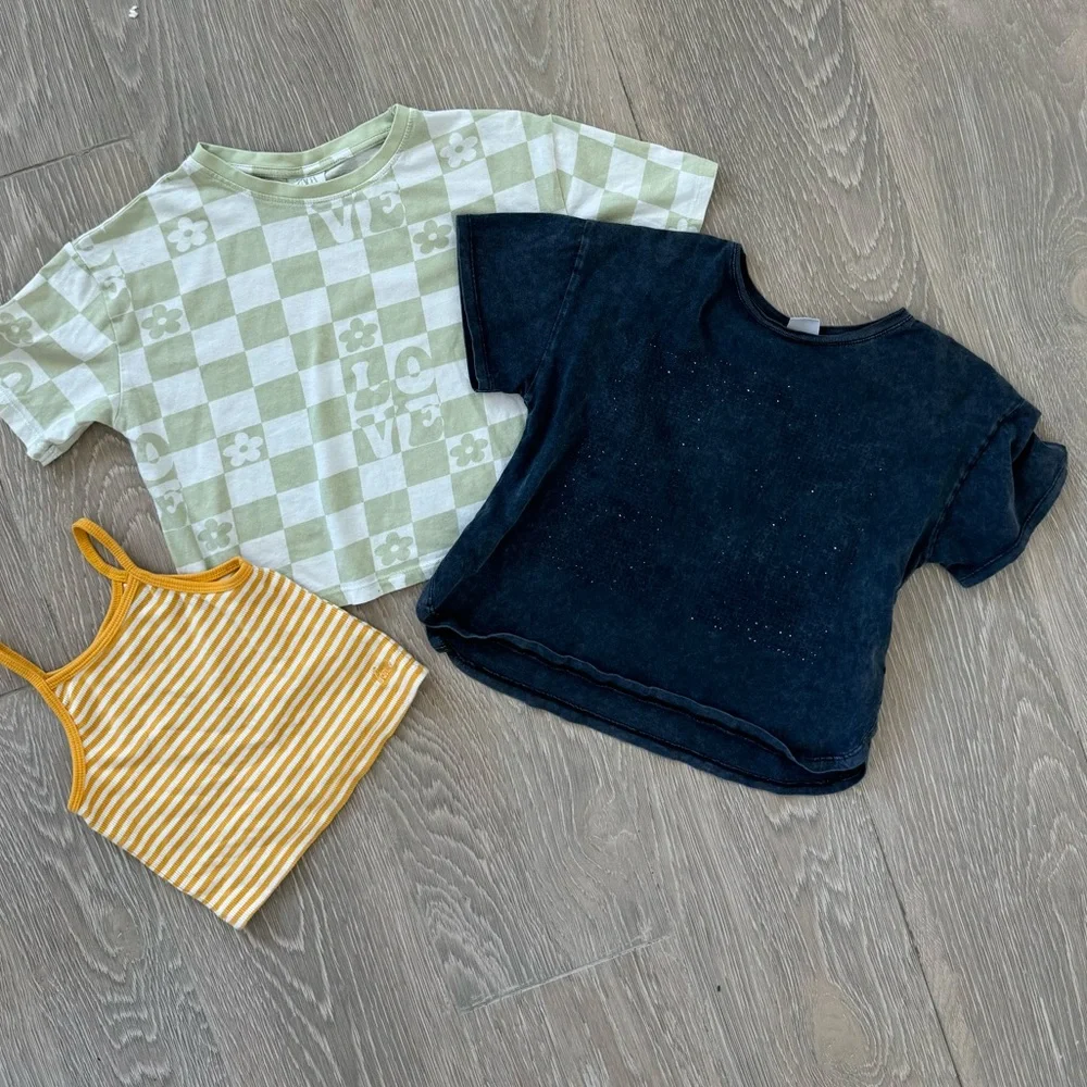 Bundle of 3 tops Zara girls size 7/8